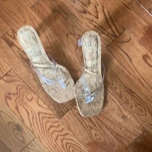 Brand new in box Liliana cork chunky heel